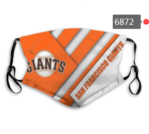 2020 MLB San Francisco Giants Dust mask with filter->mlb dust mask->Sports Accessory